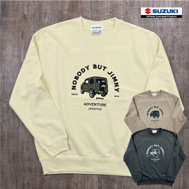 【順次発送】2302SZ02-51 スズキ 裏毛ジムニーリアスウェットシャツ