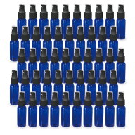[13] 遮光 スプレーボトル アルコール対応 ブルー(黒ノズル) 50本セット スプレー容器 30ml PET 霧吹き