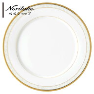 ノリタケ ハンプシャーゴールド 27cmプレート ( ミート皿 ディナー皿 新生活 結婚祝い 誕生日・記念日 母…
