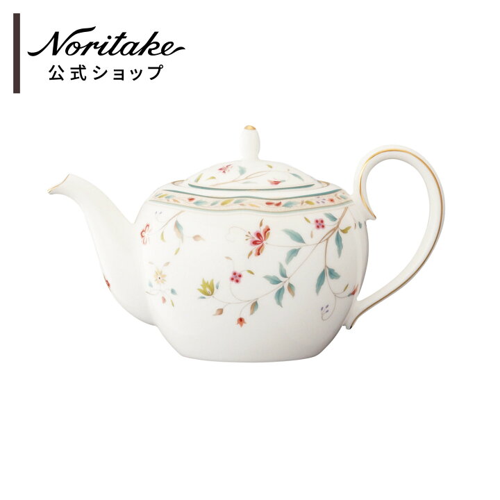 楽天市場】ノリタケ 花更紗 ティーポット(小) ( ギフトボックス入り 花 