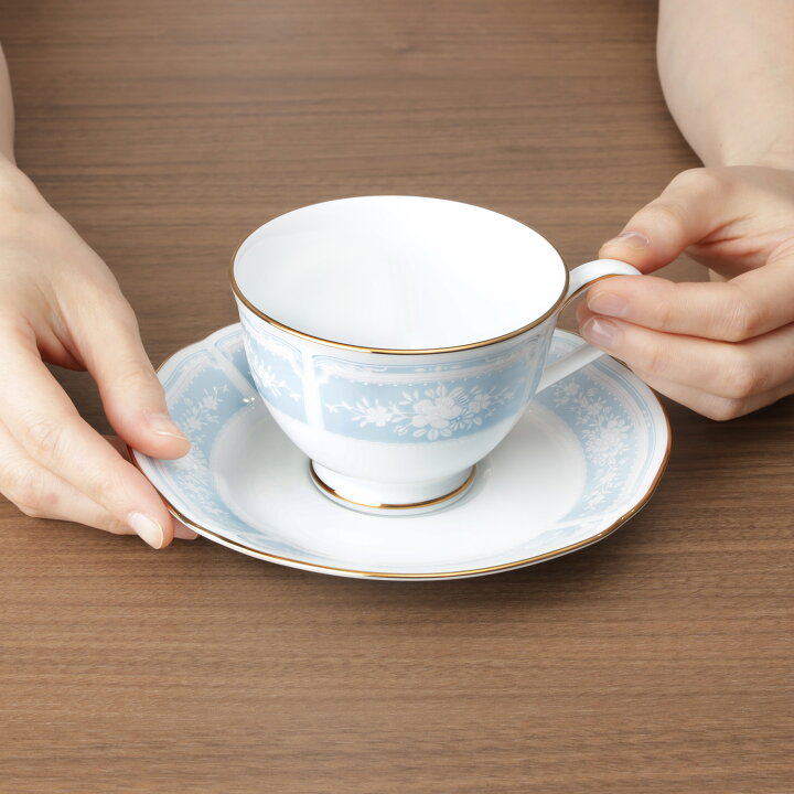 楽天市場】ノリタケ レースウッドゴールド カップ＆ソーサー(5客 