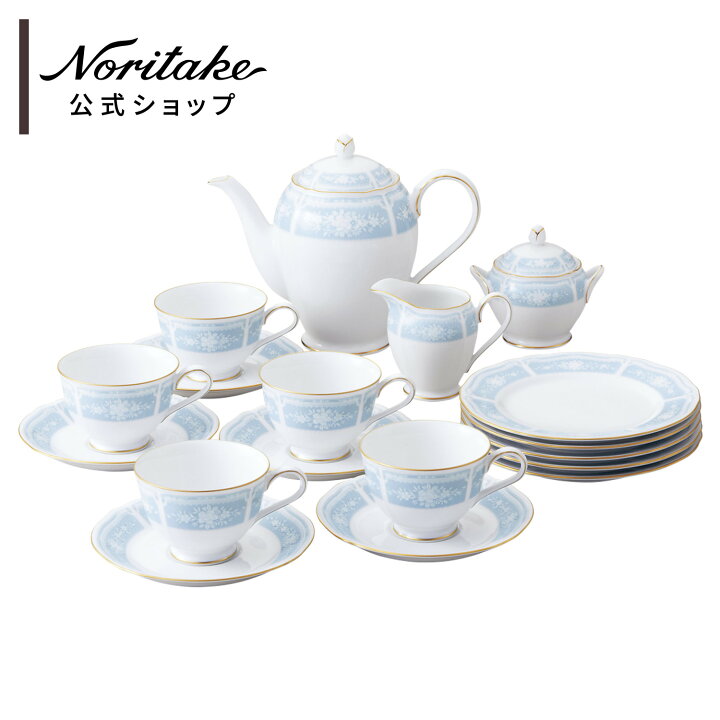 楽天市場】ノリタケ レースウッドゴールド 20PCティーセット ( ティー 