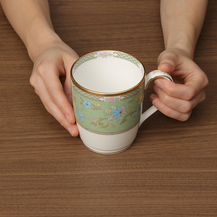 楽天市場】ノリタケ ヨシノ モーニングペア(グリーン・ピンク) ( 食器 