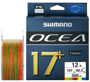 �V�}�m �I�V�A17+PE 12��300m 5�J���[ SHIMANO