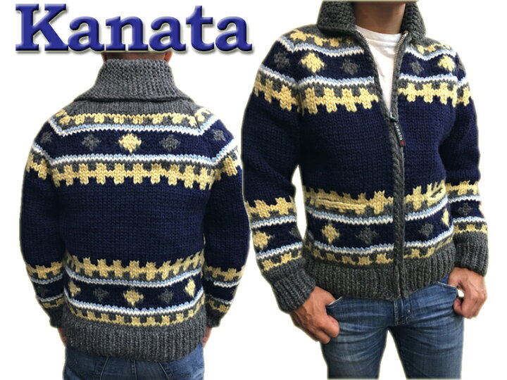 楽天市場】Kanata カナタ カウチンセーター ウールセーター メンズ 