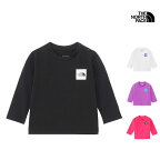 【GWも毎日発送】 セール SALE THE NORTH FACE ノースフェイス ベビー ロングスリーブ スモール スクエア ロゴ ティー BABY L/S SQUARE LOGO TEE Tシャツ トップス NTB32357 ベビー