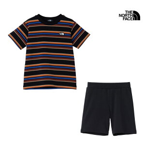 yP5{ 10/27 9:59܂Łz Z[ SALE THE NORTH FACE UEm[XEtFCX LbY gh[ V[gX[u {[_[ eg eB[ & V[g KIDS TODDLER S/S BORDER TENT TEE & SHORT TVc pc NTT32536