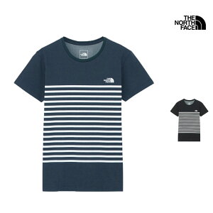 セール SALE THE NORTH FACE ザ・ノース・フェイス ショートスリーブ パネル ボーダー ティー S/S PANEL BORDER TEE Tシャツ トップス NTW32406 レディース