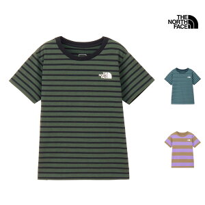 yP5{ 10/27 9:59܂Łz V THE NORTH FACE UEm[XEtFCX LbY V[gX[u tB[h {[_[ eB[ KIDS S/S FIELD BORDER TEE TVc gbvX NTJ32542 LbY