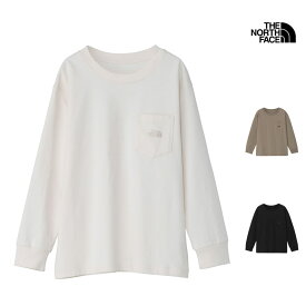 セール SALE THE NORTH FACE ザ・ノース・フェイス キッズ ロングスリーブ ポケット ロゴ ティー KIDS L/S POCKET LOGO TEE Tシャツ トップス NTJ82526 キッズ