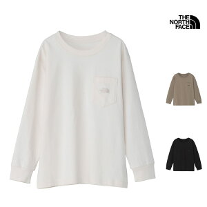 V THE NORTH FACE UEm[XEtFCX LbY OX[u |Pbg S eB[ KIDS L/S POCKET LOGO TEE TVc gbvX NTJ82526 LbY