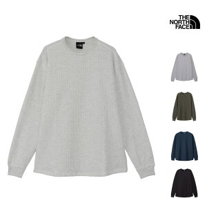 V THE NORTH FACE UEm[XEtFCX OX[u EH[ bt N[ L/S WARM WAFFLE CREW TVc gbvX NT62436 Y