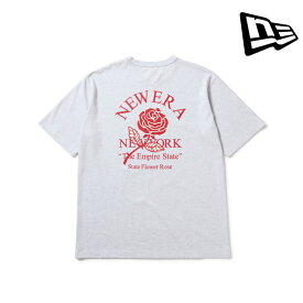 セール SALE NEWERA ニューエラ 1485662 ショートスリーブ ウォッシュ コットン ティー スタフロ S/S WAS COTTON TEE STAFLO メンズ レディース 男性 女性 Tシャツ 半袖 トップス バラ バックプリント かっこいい おしゃれ タウンユース 26ss 春夏 新作