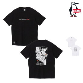 【対象商品】 CHUMS チャムス CH01-2716 アンチ バグ チャムス ホリデイ Tシャツ ANTI-BUG CHUMS HOLIDAY T-SHIRT メンズ 男性 Tシャツ 半袖 トップス カットソー アウトドア キャンプ 旅行 フェス カジュアル 綿 コットン 100％ 虫よけ 防虫 26ss 春夏 新作