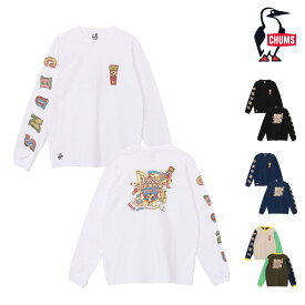 【対象商品】 セール SALE CHUMS チャムス CH01-2729 サーカス ロングスリーブ Tシャツ CIRCUS L/S T-SHIRT メンズ 男性 Tシャツ トップス 長袖 ロンT カットソー アウトドア キャンプ 登山 トレッキング 旅行 フェス カジュアル 袖プリント 綿 コットン 26ss 春夏