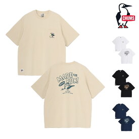 【対象商品】 セール SALE CHUMS チャムス CH01-2746 メイド フォー ファン! ポケット Tシャツ MADE FOR FUN! POCKET T-SHIRT メンズ 男性 Tシャツ 半袖 トップス カットソー キャンプ フェス 通学 綿 コットン 100％ オーバーサイズ ストリート 刺繍 26ss 春夏 新作