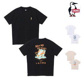 セール SALE CHUMS チャムス CH01-2762 ドライ ノット マイ アイス ポップ Tシャツ DRY NOT MY ICE POP T-SHIRT メンズ 男性 Tシャツ 半袖 トップス カットソー アウトドア キャンプ 旅行 フェス 通学 カジュアル 刺繍 速乾 遮熱 UVカット 26ss 春夏 新作