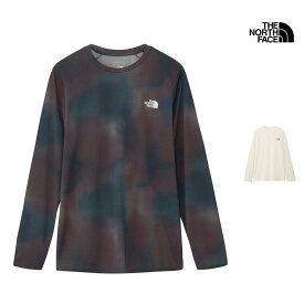 THE NORTH FACE ザ・ノース・フェイス NT12597 ロングスリーブ GTD メランジ クルー L/S GTD MELANGE CREW メンズ 男性 Tシャツ トップス ロンT 長袖 ランニング スポーツ 撥水 抗菌 防臭 吸汗 速乾 高通気 ドライ 高耐久 26ss 春夏 新作