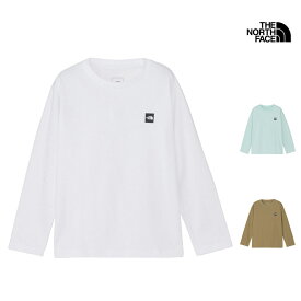 THE NORTH FACE ザ・ノース・フェイス NTJ32645 キッズ ロングスリーブ スモール ボックス ロゴ ティー KIDS L/S SMALL BOX LOGO TEE キッズ ジュニア 子ども Tシャツ ロンT 長袖 アウトドア キャンプ 通園 通学 速乾 UVカット 26ss 春夏 新作