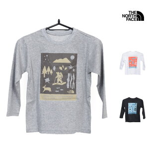 25-26 秋冬新作 ザ・ノース・フェイス THE NORTH FACE NTT82530ST キッズ トドラー ロングスリーブ シレトコ トコ ティー KIDS TODDLER L/S SHIRETOKO TOKO TEE Tシャツ トップス キッズ