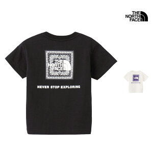 Z[ SALE UEm[XEtFCX THE NORTH FACE xr[ V[gX[u o_i XNGA S eB[ BABY S/S BANDANA SQUARE LOGO TEE TVc gbvX NTB32546 xr[