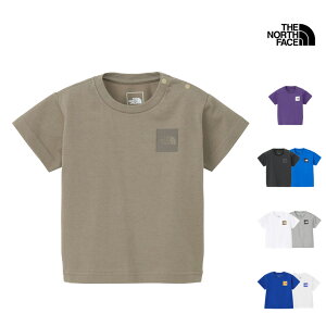 25-26 H~ V UEm[XEtFCX THE NORTH FACE xr[ V[gX[u X[ XNGA S eB[ BABY S/S SMALL SQUARE LOGO TEE TVc gbvX NTB32358 xr[