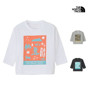 25-26 H~ V UEm[XEtFCX THE NORTH FACE xr[ OX[u VgR gR eB[ BABY L/S SHIRETOKO TOKO TEE TVc gbvX NTB82530ST xr[