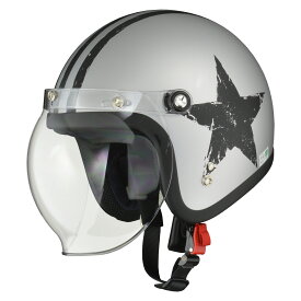 LEAD リード工業　MOUSSE（ムース） バブルシールド付き ジェットヘルメット