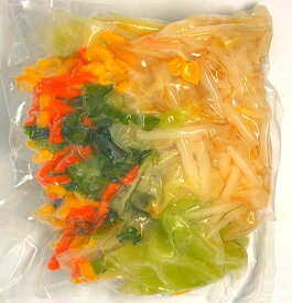 【KIMONO　VEGETABLE】冷凍野菜ミックス国産（ラーメン用）　200g（二人前）（国産徳島、岡山、北海道産など））ラーメン用の野菜ミックス 国産冷凍野菜ミックス インスタントラーメン、チャンポン用の冷凍野菜ミックス