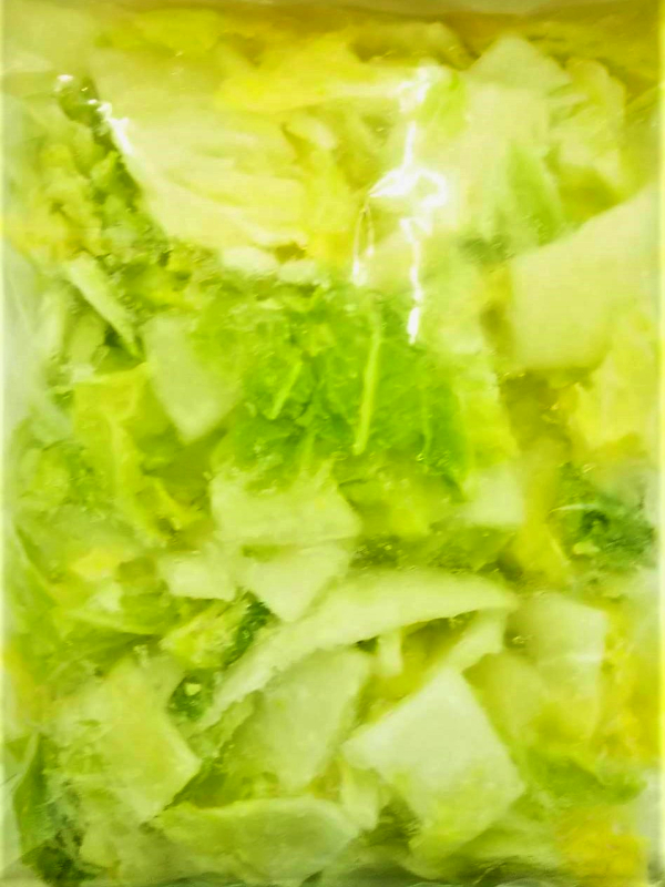 2kｇ購入で200ｇをプレゼント。 冷凍白菜 国産（徳島産）冷凍野菜 200ｇ×１個入り 国産冷凍野菜 【消費税込み】