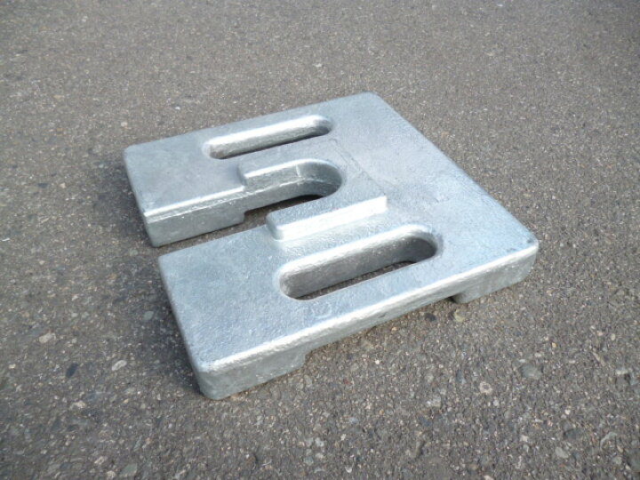 鋳物ウエイト メッキ加工 丸型 (30kg) ｜【公式】イージーアップテント-世界品質のワンタッチテント 野坂商事 テントウエイト 10kg メッキ品（塗装品と違い半永久的にサビません） 丸型 6個 10006