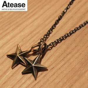 �y�i�`�������f�U�C�������͂̃A�e�B�[�X�A�N�Z�T���[ �l�b�N���X�zSTAR NECKLACE ATEASE�@[�X�^�[�l�b�N���X/�A�e�B�[�X/�a�����E�L�O���Ɂ�/MADE IN JAPAN/�t���ܕt��/AN-STAR-N]