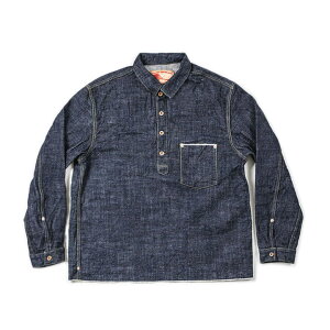 FOB FACTORY �G�t�I�[�r�[ �t�@�N�g���[ MADE IN JAPAN F2384 G-3 DENIM P/O JKT �v���I�[�o�[�@�W���P�b�g�@���Y�@���{���@�Z���r�b�`���n WA �����E�H�b�V��