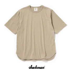 Jackman ジャックマン JM5155 Grace T-Shirt　グレースTシャツ Shadow Khaki シャドーカーキ シルクのような着心地♪ MADE IN JAPAN