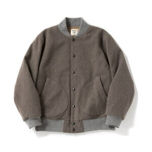 Melton Award Jacket gA[hWPbg JM8490 WbN} Jackman Sepia ZsA@AE^[ MADE IN JAPAN