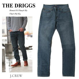 J.CREW デニムパンツ THE DRIGGS jean in medium wash　ミディアム ウォッシュ　DENIM ジェークルー 36インチまで　ビッグサイズまであります