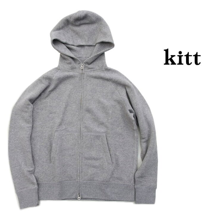 楽天市場】kitt （キット）Double Zip Hoodie ダブルジップフード 424 