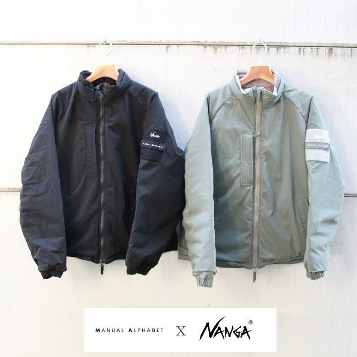 楽天市場】ナンガ NANGA x マニュアルアルファベット MANUAL 