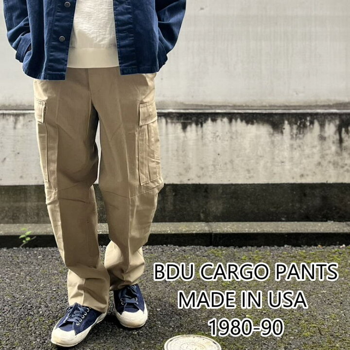 楽天市場】BDU CARGO PANTS 新品デッドストック 1980年～90年代 -MADE 
