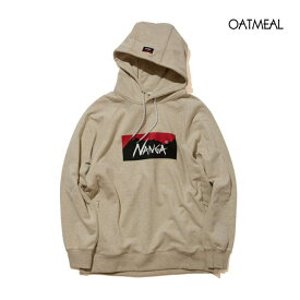 ECO HYBRID BOX LOGO SWEAT HOODIE / エコハイブリッドボックスロゴスウェットフーディー NANGA フードパーカー プルオーバー　スウェット