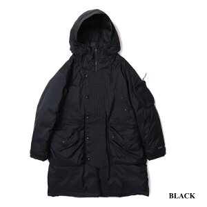 AURORA TEX DOWN FIELD HALF COAT(MEN) Nanga �i���K �I�[�����e�b�N�X �_�E���t�B�[���h�n�[�t�R�[�g(�����Y) DOWN JACKET �_�E�� BLACK �u���b�N /M.GRY �i���J�O���[�jND2441-1C006