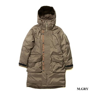 AURORA TEX DOWN FIELD HALF COAT(MEN) Nanga �i���K �I�[�����e�b�N�X �_�E���t�B�[���h�n�[�t�R�[�g(�����Y) DOWN JACKET �_�E�� BLACK �u���b�N /M.GRY �i���J�O���[�jND2441-1C006