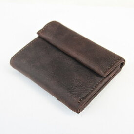 SLOW スロウ Kudu trifold mini wallet クーズー　ミニウォレット　333S511K BLACK ブラック　コンパクトなお財布　本革