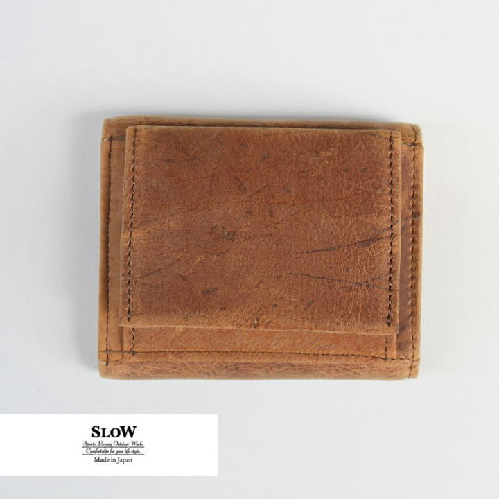 楽天市場】SLOW スロウ Kudu trifold mini wallet クーズー ミニ 