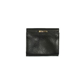 SLOW スロウ bono Clasp mini Wallet ボノ クラスプミニウォレット BLACK ブラック 333S130L コンパクト スマート ウォレット がま口　口金デザイン