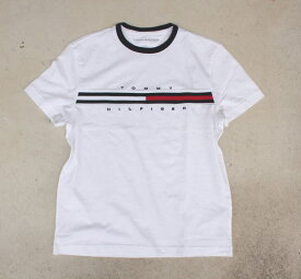 TOMMY HILFIGER （トミーヒルフィガー) TEE Tシャツ　半袖　メンズ・レディース　WHITE ホワイト　アメリカ買付品！