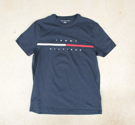 TOMMY HILFIGER （トミーヒルフィガー) TEE Tシャツ　半袖　メンズ・レディース　NAVY ネイビー　アメリカ買付品！