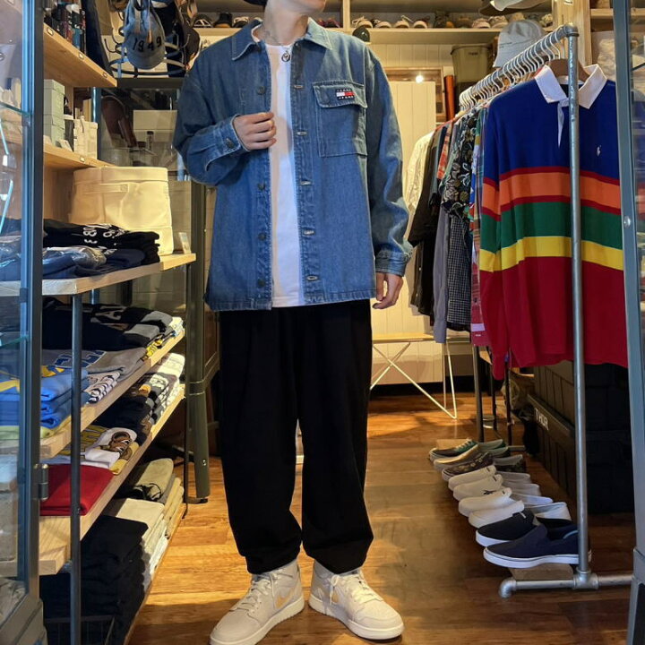 楽天市場】TOMMY JEANS トミージーンズ デニムジャケット シャツ感覚で 
