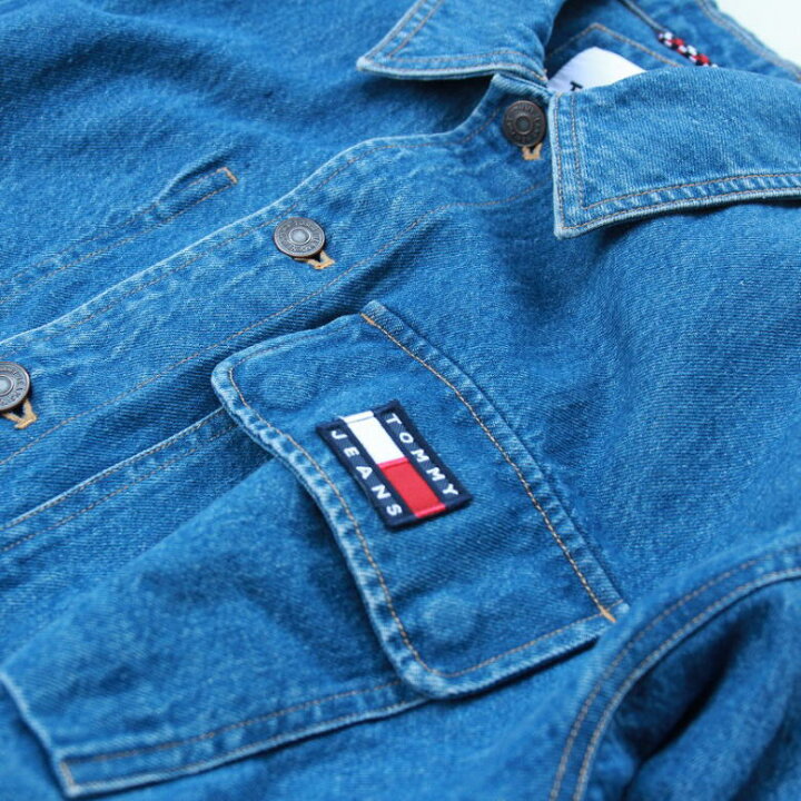 楽天市場】TOMMY JEANS トミージーンズ デニムジャケット シャツ感覚で 