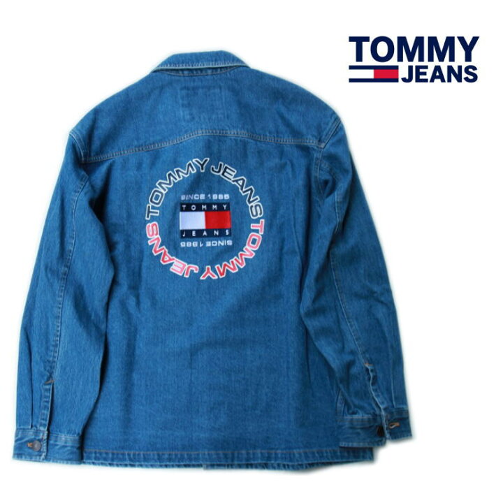 楽天市場】TOMMY JEANS トミージーンズ デニムジャケット シャツ感覚で  